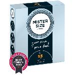 Preservatifs Preservatifs Mister Size 53mm pack de 3 x12