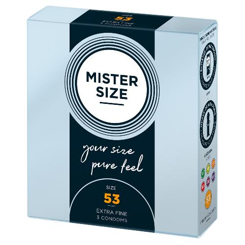 Preservatifs Preservatifs Mister Size 53mm pack de 3 x12
