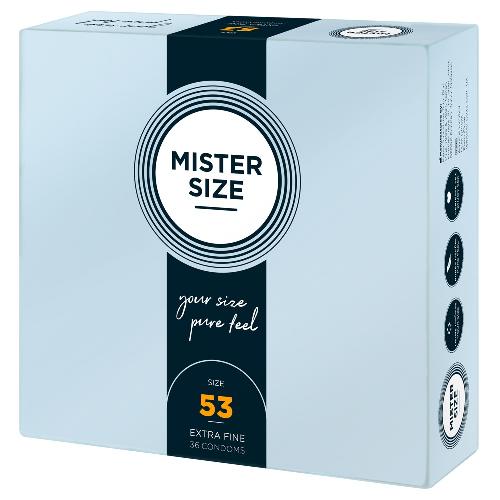 Preservatifs Preservatifs Mister Size 53mm pack de 36