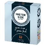 Preservatifs Preservatifs Mister Size 57mm pack de 3
