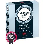 Preservatifs Mister Size 60mm pack de 3 x12 Preservatifs Mister Size 60mm pack de 3 x12