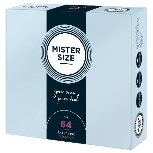 Preservatifs Preservatifs Mister Size 64mm pack de 36