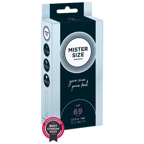 Preservatifs Preservatifs Mister Size 69mm pack de 10