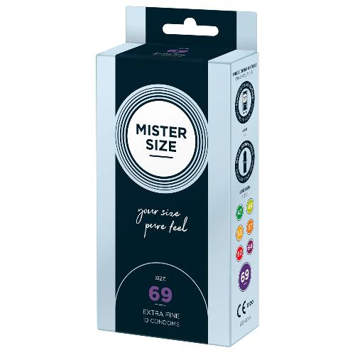 Preservatifs Preservatifs Mister Size 69mm pack de 10