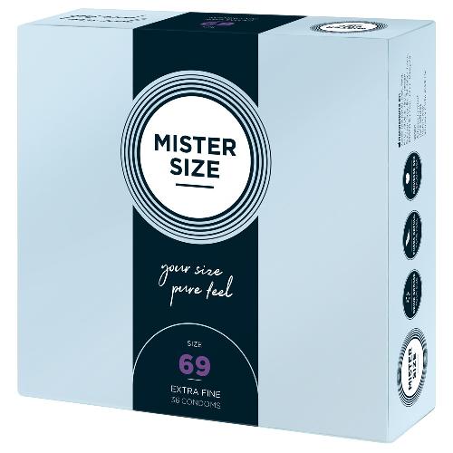 Preservatifs Preservatifs Mister Size 69mm pack de 36