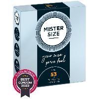 Preservatifs Preservatifs Mister Size 53mm pack de 3