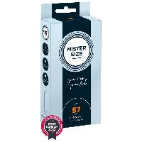 Preservatifs Preservatifs Mister Size 57mm pack de 10