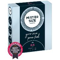 Preservatifs Preservatifs Mister Size 64mm pack de 3