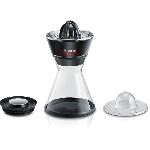 Presse-agrumes - BOSCH - MCP72GPB VitaStyle Citro - Noir / inox brossé - 40 W - LED - récipient verre 1 L - cône universel