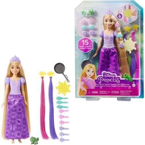 Poupee Princesse Disney  - Raiponce Chevelure Fabuleuse  - Poupées Mannequins - 3 Ans Et +