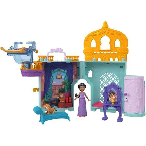 Poupee Princesses Disney-Le Château de Jasmine avec mini-poupée HLW93