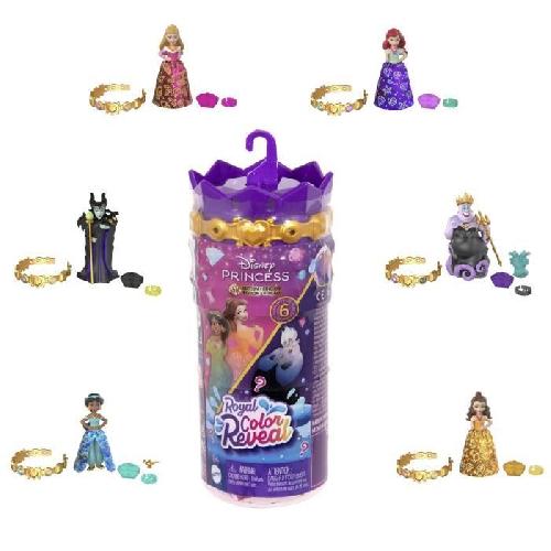 Poupee Princesses Disney-Mini-Poupées Royauté Color Reveal-Assortiment HXH16