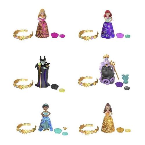 Poupee Princesses Disney-Mini-Poupées Royauté Color Reveal-Assortiment HXH16