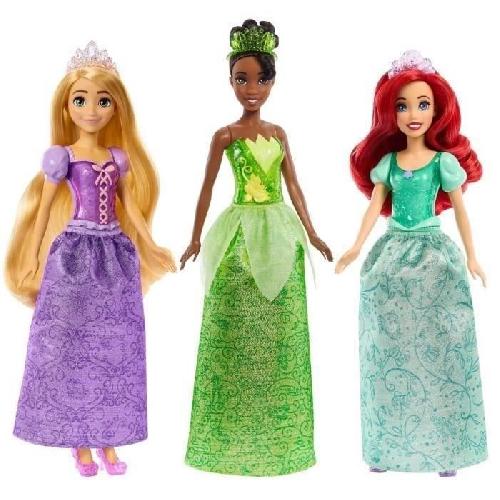 Poupee Princesses Disney - pack de 3 poupées (Ariel. Tiana. Raiponce)
