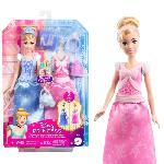 Princesses Disney-Poupée Cendrillon Et Tenues-Coffret Avec Accessoires - 3 ans+- JCR95