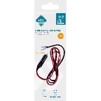 Prise allume-cigare male - fil 1.5m 12-24V 10A Prise allume-cigare male - fil 1.5m 12-24V 10A