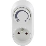 Variateur Prise dimmer - CHACON - 54041 - Blanc - 200W - Compatible LED et incandescentes