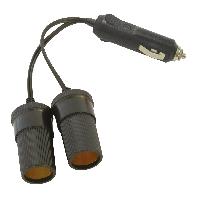 prise double allume-cigare 12V 10A