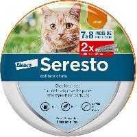 Produit De Soin - Hygiene SERESTO Chat Collier Anti-Puces et Anti-Tiques 2 unites