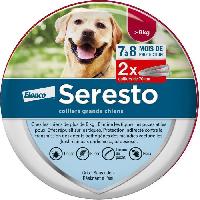 Produit De Soin - Hygiene SERESTO Chien Collier Anti-Puces et Anti-Tiques +8kg 2 unites