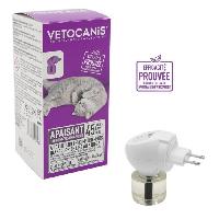 Produit De Soin - Hygiene VETOCANIS Diffuseur + Recharge anti-stress pour chat - Efficace 45 jours