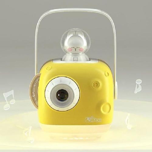 Accessoire De Jeu Multimedia Enfant Projecteur d'histoire - CGV - ZzzMoon 1.5 Jaune. Batterie integree. Sans lumiere bleue. Mode veilleuse