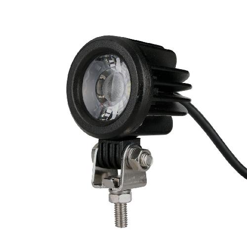 Phares - Feux - Repetiteur Lateral - Clignotants - Centrale Clignotante -  Bloc Feu Arriere - Optique De Phare - Eclairage De Pl Projecteur Led Cree Rond 10W 10-30V 57Mm 800Lm