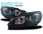 Phares - Feux - Repetiteur Lateral - Clignotants - Centrale Clignotante -  Bloc Feu Arriere - Optique De Phare - Eclairage De Pl Projecteurs avec Feux Diurnes LED compatible avec VW Golf VI