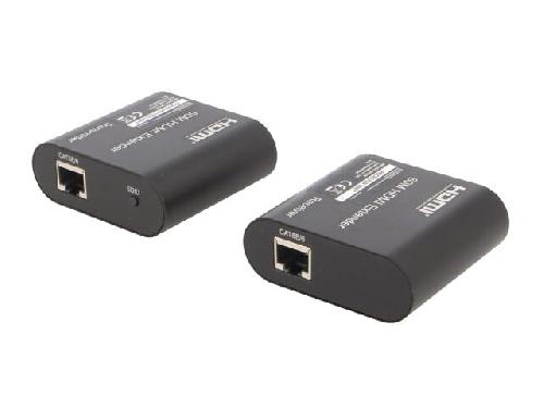 Cable - Connectique Pour Peripherique Prolongateur HDMI 1.3 femelle X2 Cat.6 noir 60m