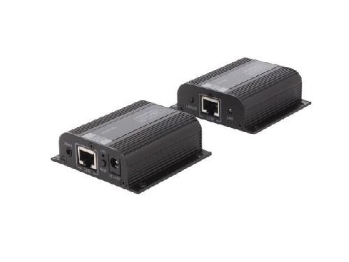 Cable - Connectique Pour Peripherique Prolongateur HDMI femelle x3 HDCP 1.2a RJ45 femelle x2 Cat.6.6a noir
