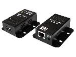 Cable - Connectique Pour Peripherique Prolongateur USB 2.0 Cat.5 jusqu'a 50m 1 port - Noir