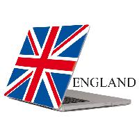Protection - Personnalisation - Support Adhesif compatible avec PC Portable -ENGLAND- Full Color - PROMO ADN - Car Deco