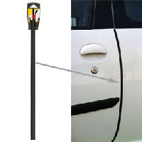 Protections Carrosserie 2 Butoirs de portes noir 65cm x5
