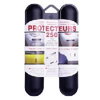 Protections Carrosserie 2 Butoirs pare-chocs 25cm noirs