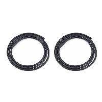 Protections Carrosserie Bandes Protection Portiere Noires En U 2X650Mm Amio