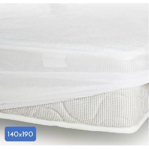 Protection Matelas - Alese Protege-matelas - 140 x 190 cm x 25 cm - 100% Coton - 170 G/M2 - LOVELY HOME