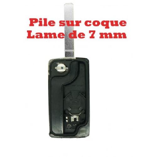 Boitier - Coque De Cle - Telecommande PSA207 - Coque + lame PSA 2 boutons