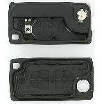 PSA2087 - Coque de cle PSA 107 207 307 308 407 C1 a C8 Evasion - 2 boutons sans lame