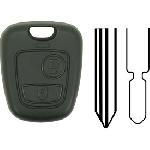 Boitier - Coque De Cle - Telecommande PSA22 - Coque compatible Peugeot Citroen 2 boutons