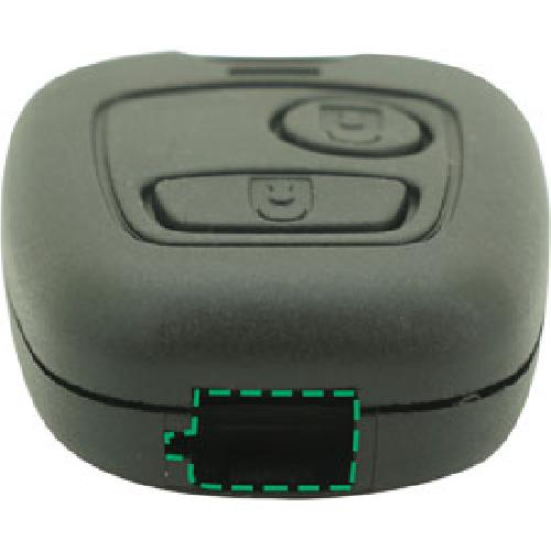 Boitier - Coque De Cle - Telecommande PSA22 - Coque compatible Peugeot Citroen 2 boutons