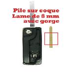 Boitier - Coque De Cle - Telecommande PSA308P - Coque + lame PSA 3 boutons