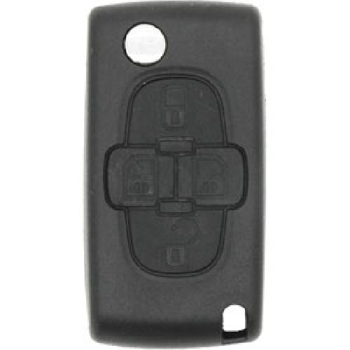 Boitier - Coque De Cle - Telecommande PSA408C - Coque de cle compatible Peugeot-Citroen 4 boutons