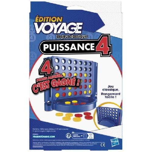 Jeu De Societe - Jeu De Plateau Puissance 4 Voyage. jeu de société de voyage pour 2 joueurs. jeu de voyage. Des  6 ans. Hasbro Gaming