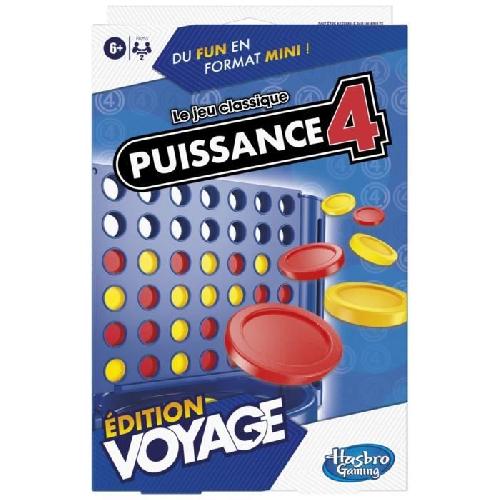 Jeu De Societe - Jeu De Plateau Puissance 4 Voyage. jeu de société de voyage pour 2 joueurs. jeu de voyage. Des  6 ans. Hasbro Gaming