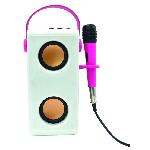 Enceinte - Haut-parleur Nomade - Portable - Mobile - Bluetooth Puissante enceinte Bluetooth lumineuse Barbie avec micro
