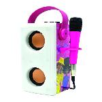 Enceinte - Haut-parleur Nomade - Portable - Mobile - Bluetooth Puissante enceinte Bluetooth lumineuse Barbie avec micro