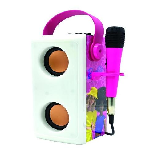 Enceinte - Haut-parleur Nomade - Portable - Mobile - Bluetooth Puissante enceinte Bluetooth lumineuse Barbie avec micro