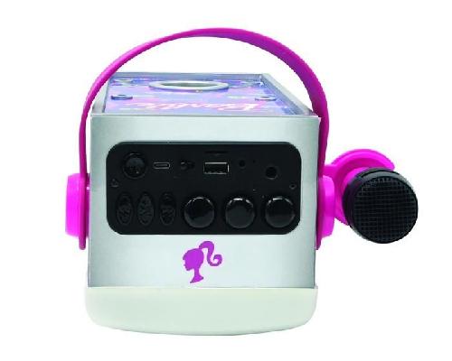 Enceinte - Haut-parleur Nomade - Portable - Mobile - Bluetooth Puissante enceinte Bluetooth lumineuse Barbie avec micro