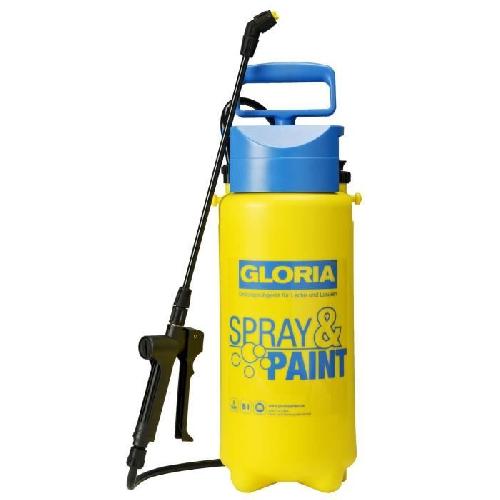 Arrosoir - Pulverisateur - Accessoire Pulvérisateur a main Gloria Spray&Paint 5L - 3 bars - Soupape et buse a jet plat - Joints Viton