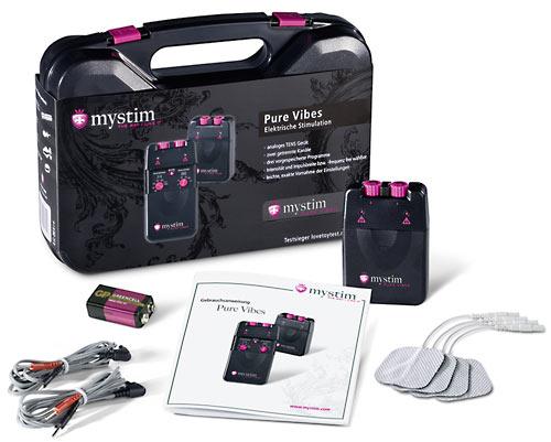 Vibromasseurs Pure Vibes Electro-Stimulation - Noir - Mystim